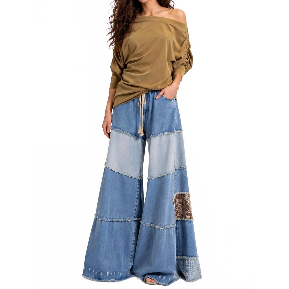 NEW LITTLE SECRET OF MINE asymmetric oversized off-shoulder tunic in olive